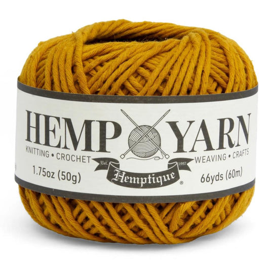 Hemptique Cotton Hemp Yarn Ochre