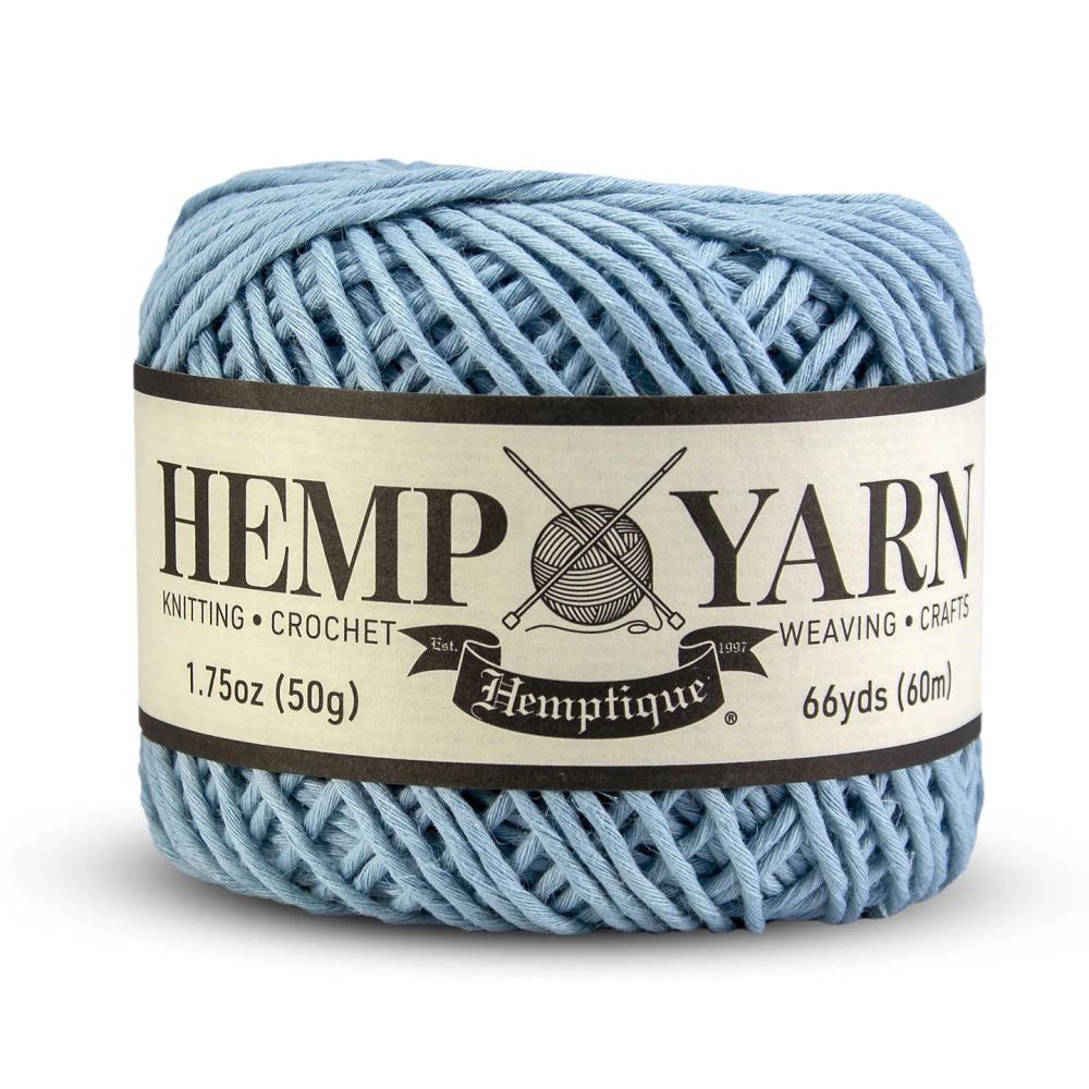 Hemptique Cotton Hemp Yarn Sky Blue