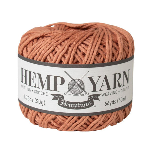 Hemptique Cotton Hemp Yarn Terracotta