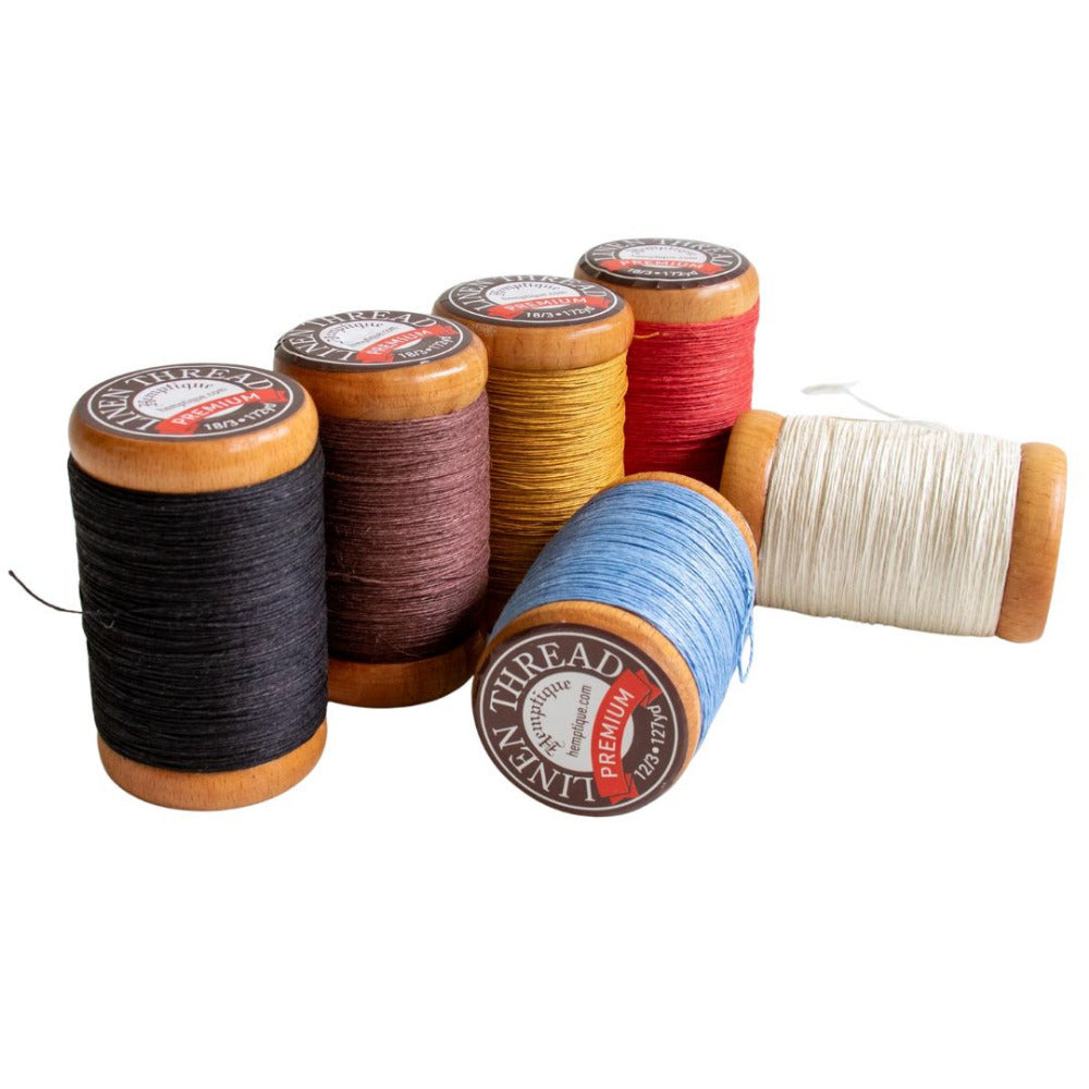 Hemptique Flax Linen Thread 0.6MM and 1.0mm