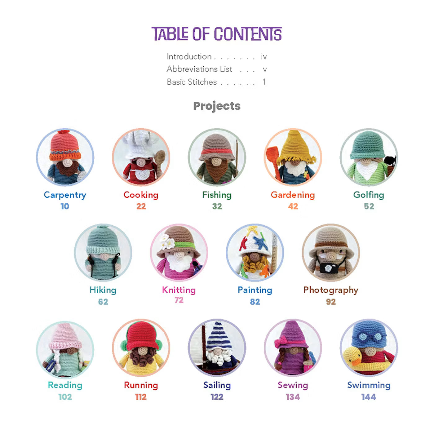 Hobbies Gnomigurumi - 14 Adorable Amigurumi Gnomes to Crochet by Madelenón-Soledad Iglesias Silva