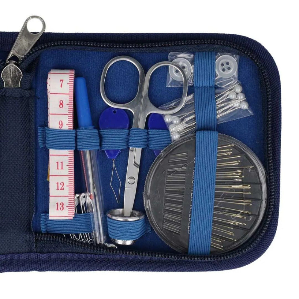Hobby Gift Create Sewing Repair Kit "Floral Woodblock"
