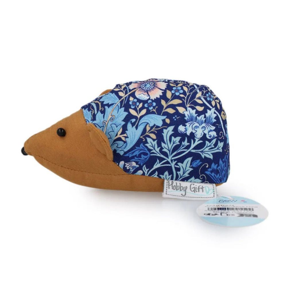 Hobby Gift Create Hedgehog Pincushion "Floral Woodblock"