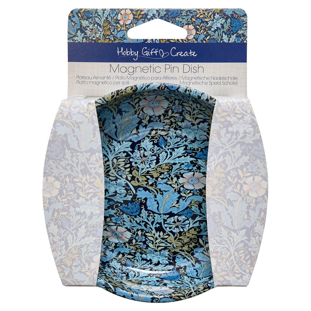 Hobby Gift Create Magnetic Dish "Floral Woodblock"