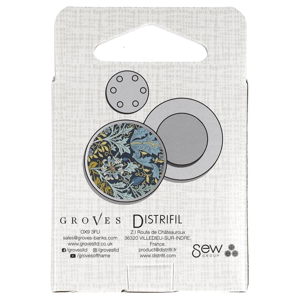  Hobby Gift Create Needle Minder "Floral Woodblock"