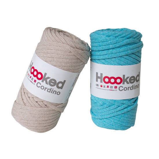 Browse our range of eco-friendly recycled t-shirt yarn Hoooked