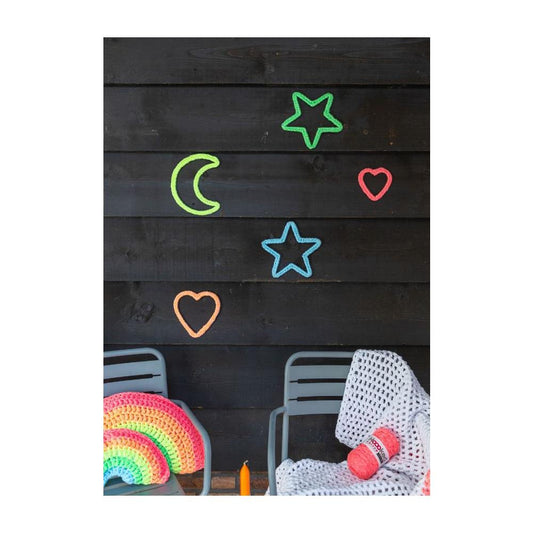 Hoooked Macramé Frame Set of Three Stars