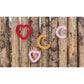 Hoooked Macramé Frame Set of Three Stars