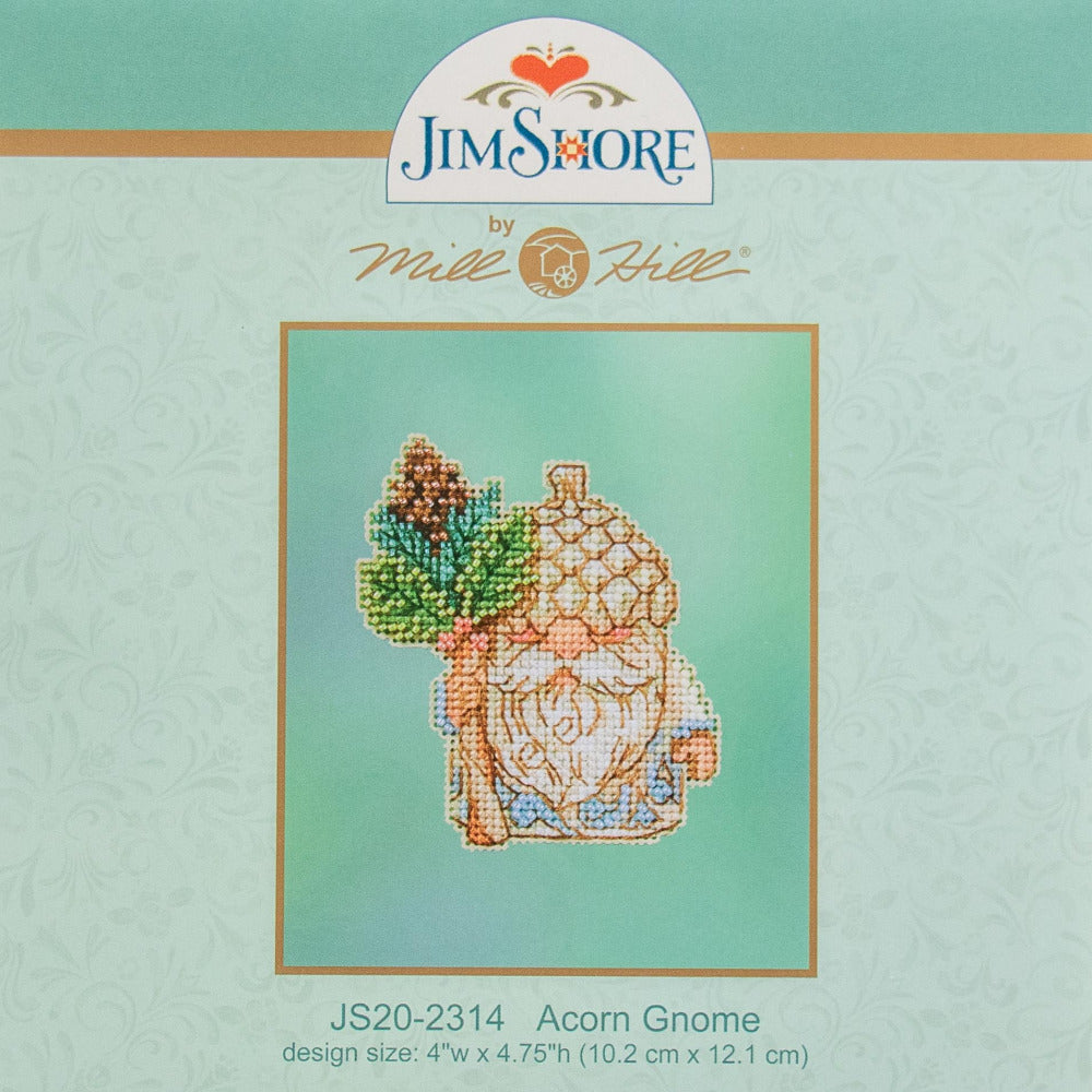 Mill Hill JS20-2314 Jim Shore "Acorn Gnome" Counted Cross Stitch Kit