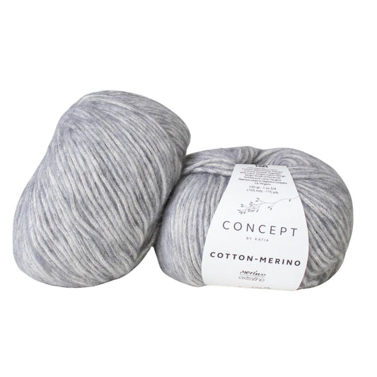 Katia Concept Cotton Merino 106 Light Grey