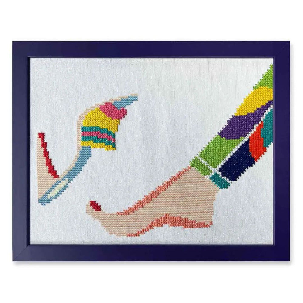 Pony "Kick Off" No-Count Cross Stitch Kit