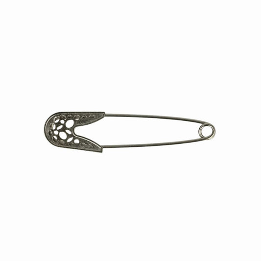 Metal Kilt Pin 8.5cm - "Old Silver" Finish