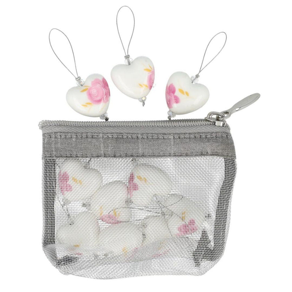 KnitPro 11735 Zooni Stitch Marker Heart Pack of 10