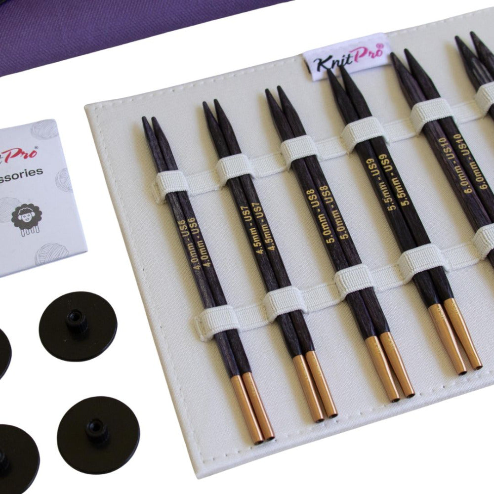 KnitPro "J'Adore" Cubics Delux Interchangeable Circular Knitting Needle Set
