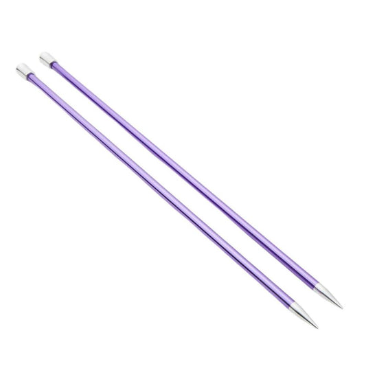 KnitPro Zing Aluminium Single Point Straight Knitting Needles 7.0mm/35cm