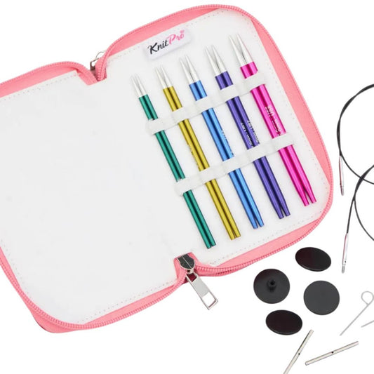 KnitPro Zing Starter Interchangeable Knitting Needle Set - 13cm