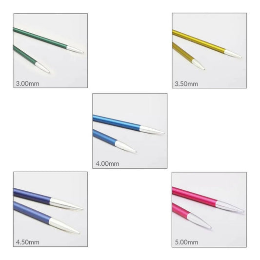 KnitPro Zing Starter Interchangeable Knitting Needle Set - 13cm
