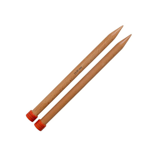 KnitPro Basix Single Point Knitting Needles 15.00mm/25cm