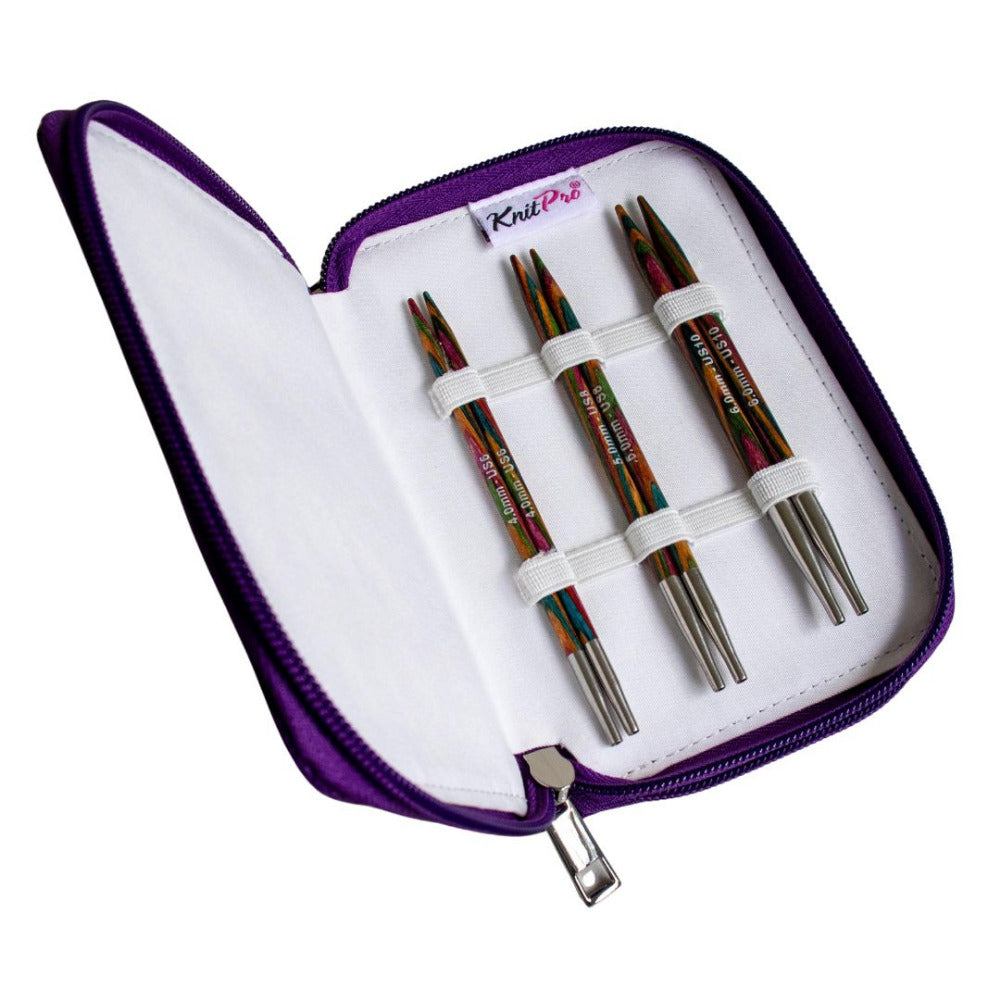 KnitPro Symfonie Starter Interchangeable Deluxe Knitting Needle Set, 13cm