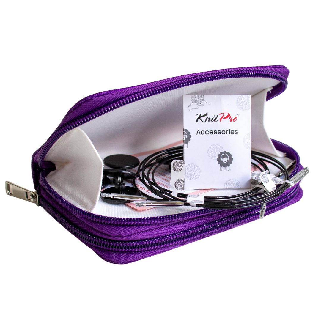 KnitPro Symfonie Starter Interchangeable Deluxe Knitting Needle Set, 13cm