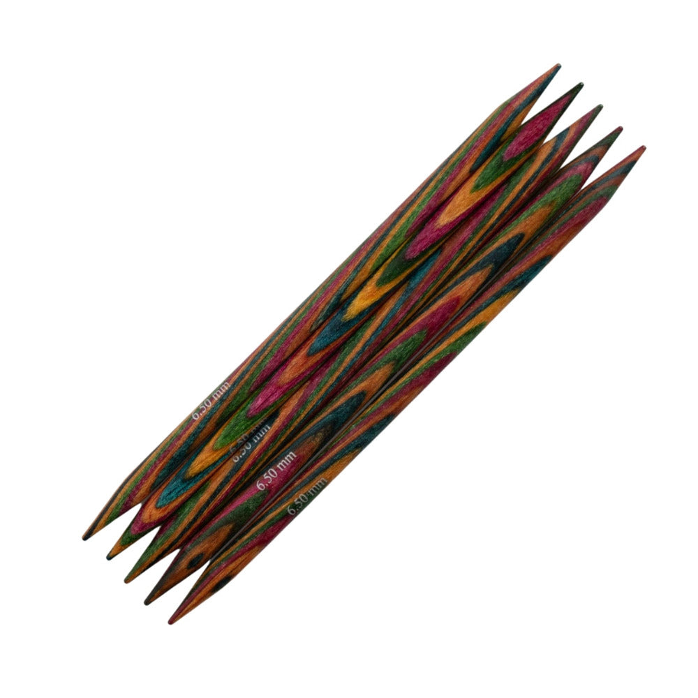 KnitPro Symfonie Double Pointed Knitting Needles 6.50mm/15cm