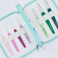 KnitPro Waves 2.0 Grande Single Ended Crochet Hook Set of 14 Hooks