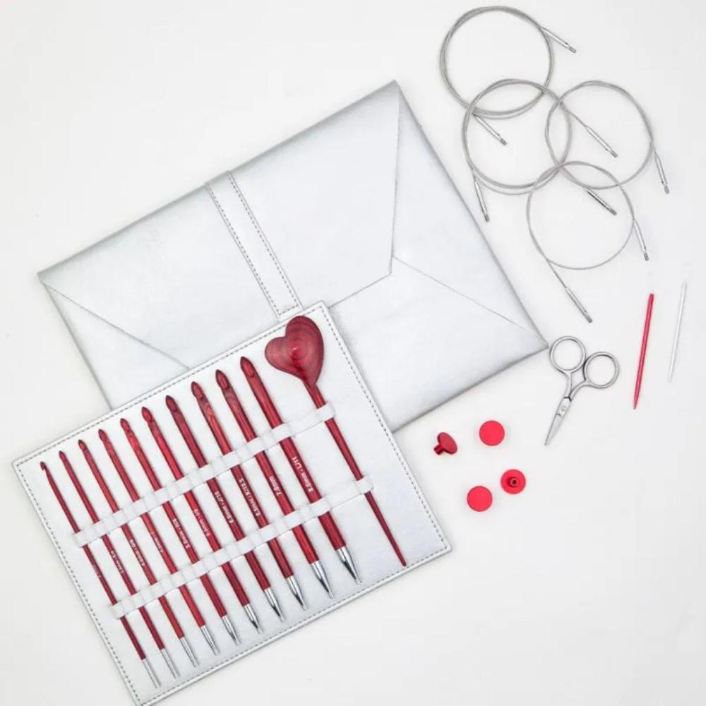 KnitPro Amore Tunisian Crochet Hook Festive Set