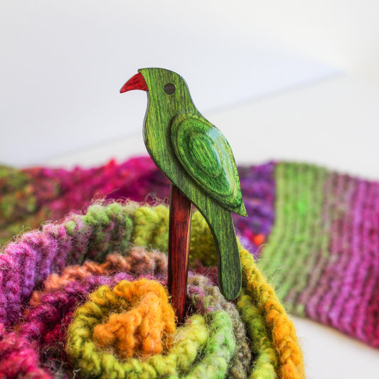 KnitPro 20929 Flora Chirpy Timber Shawl Pin
