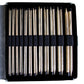 LYKKE Driftwood Single Point Straight Knitting Needle Set 25cm