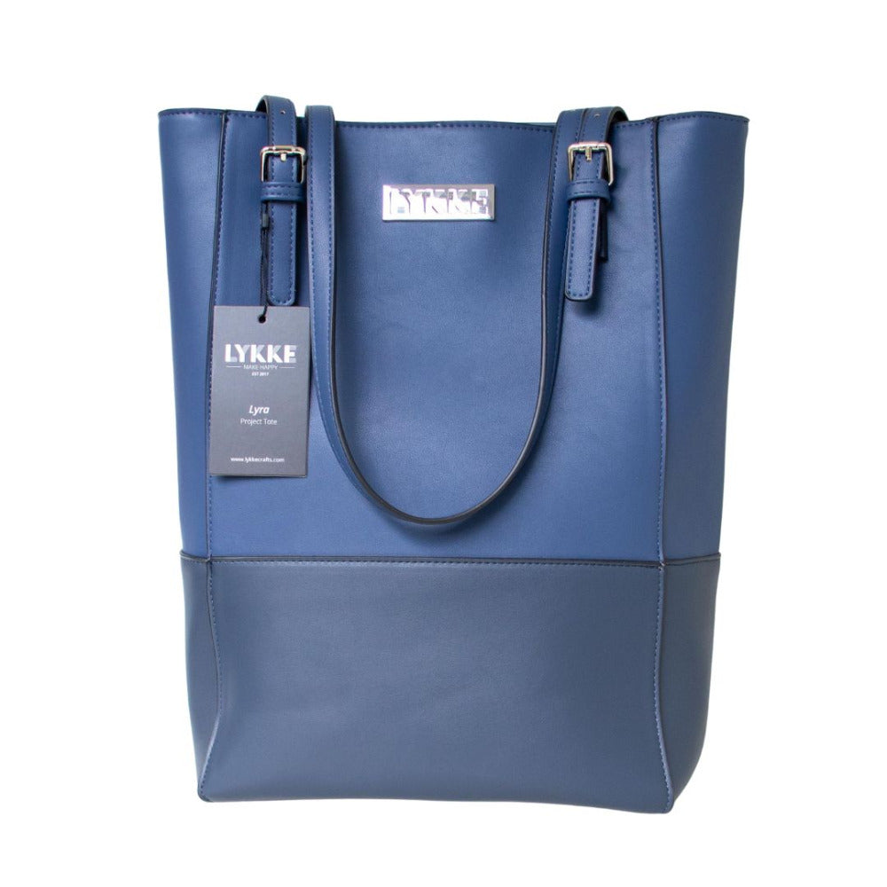 LYKKE Lyra Project Tote Bag Navy, front