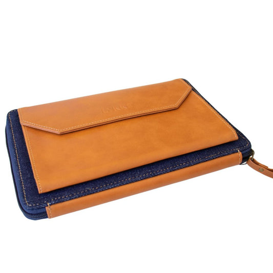 LYKKE Oxford Large Interchangeable Knitting Needle Case - Camel