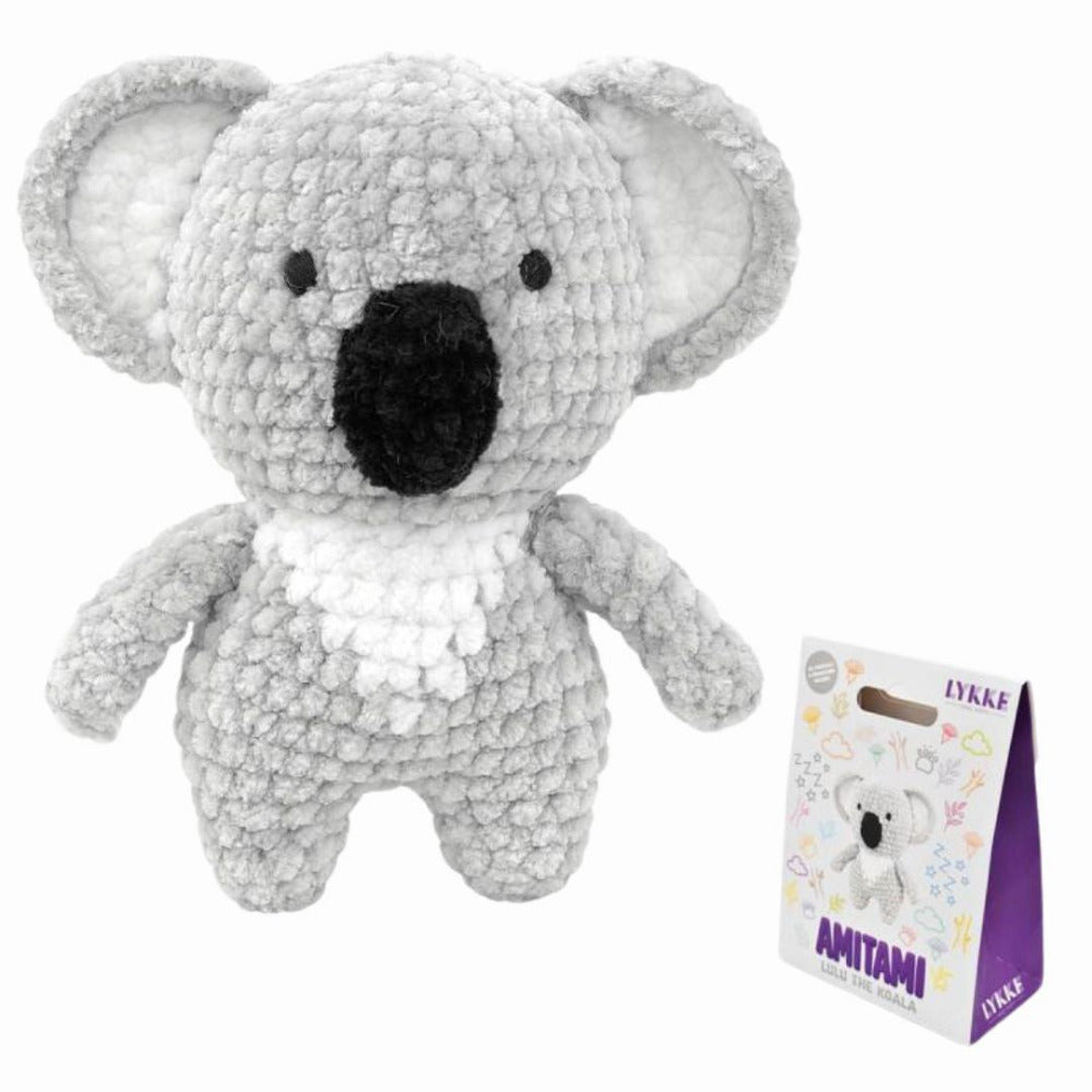 LYKKE Lulu the Koala Amigurumi Crochet Kit