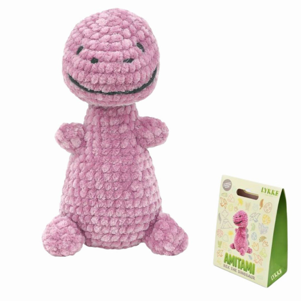 LYKKE Rex the Dinosaur Amigurumi Crochet Kit