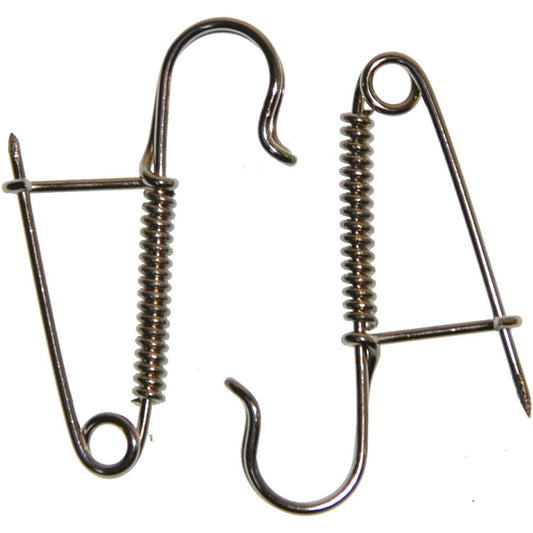 Lacis Pair of Knitting Pins Silver Finish
