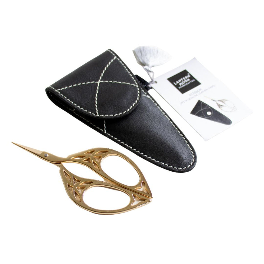 Lantern Moon Scissors with Leather Case