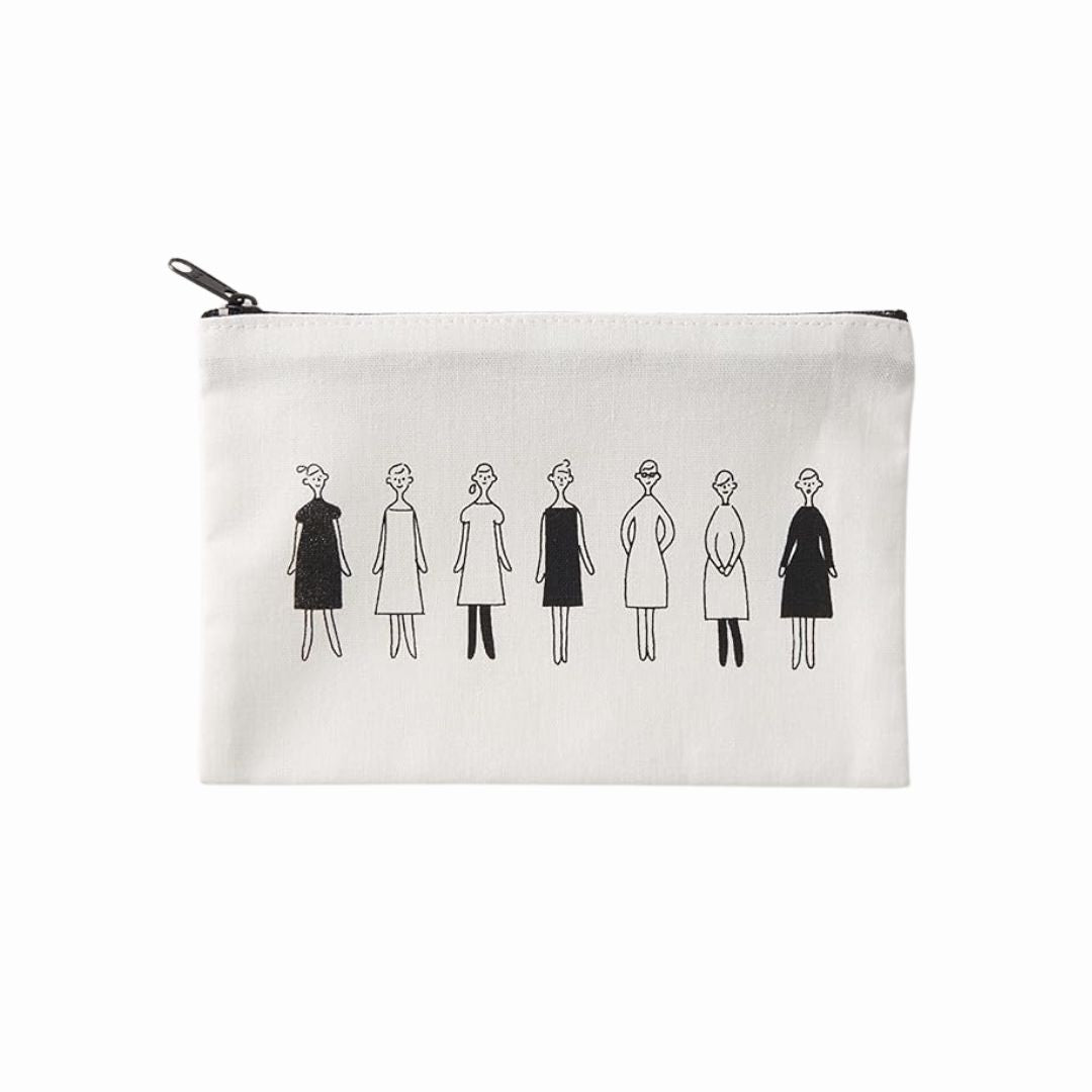 "100 Nee-San Ladies" Pre-Sewn Zippered Pouch