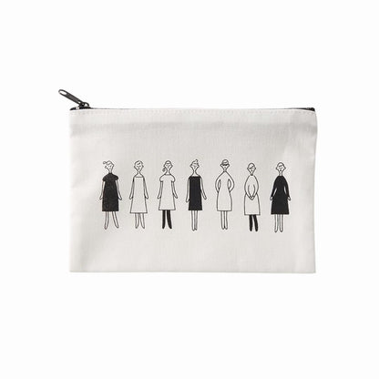 "100 Nee-San Ladies" Pre-Sewn Zippered Pouch