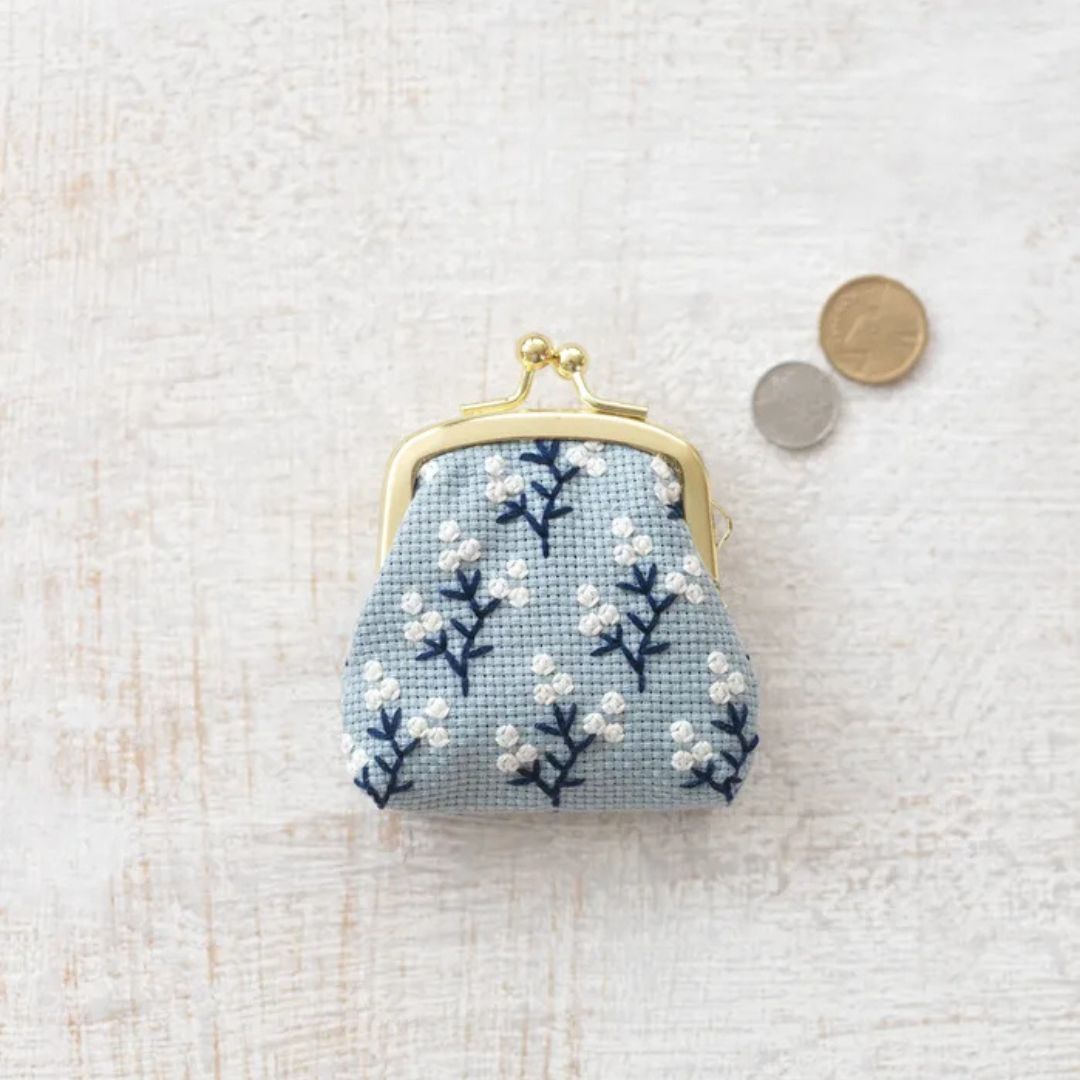 Cosmo Embroidered Coin Purse Kit Mayflower