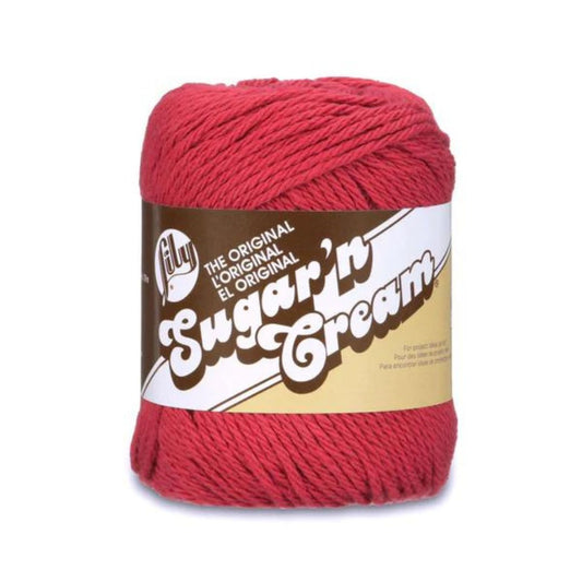 Lily Sugar 'n Cream 10 Ply Solids Country Red