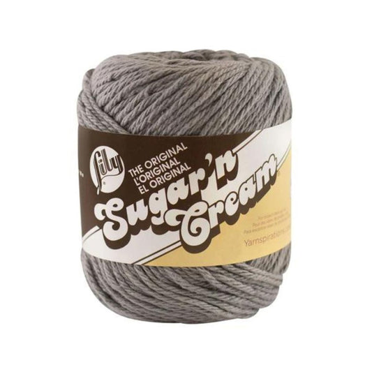 Lily Sugar 'n Cream 10 Ply Solids Overcast