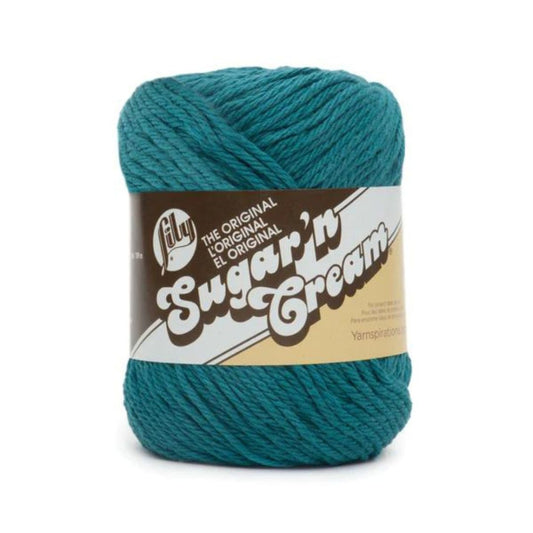 Lily Sugar 'n Cream 10 Ply Solids Teal