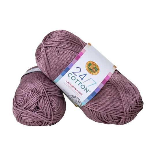 Lion Brand 24/7 Cotton 761-141 Vintage Lilac