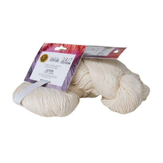 Lion Brand 24/7 Dye-Ready Cotton - Natural