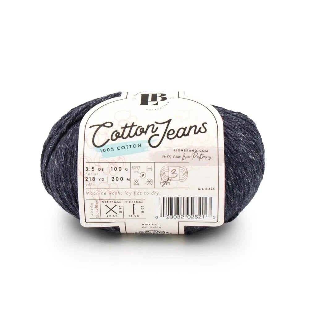 Lion Brand Cotton Jeans 110 Deep Indigo