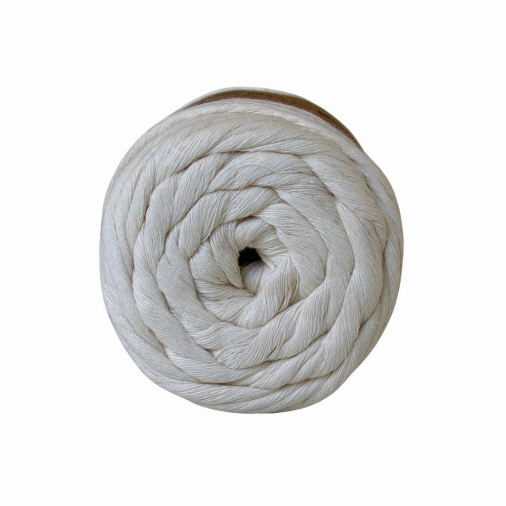 Lion Brand Mac-Re-Me Recycled Cotton Natural Ecru 09