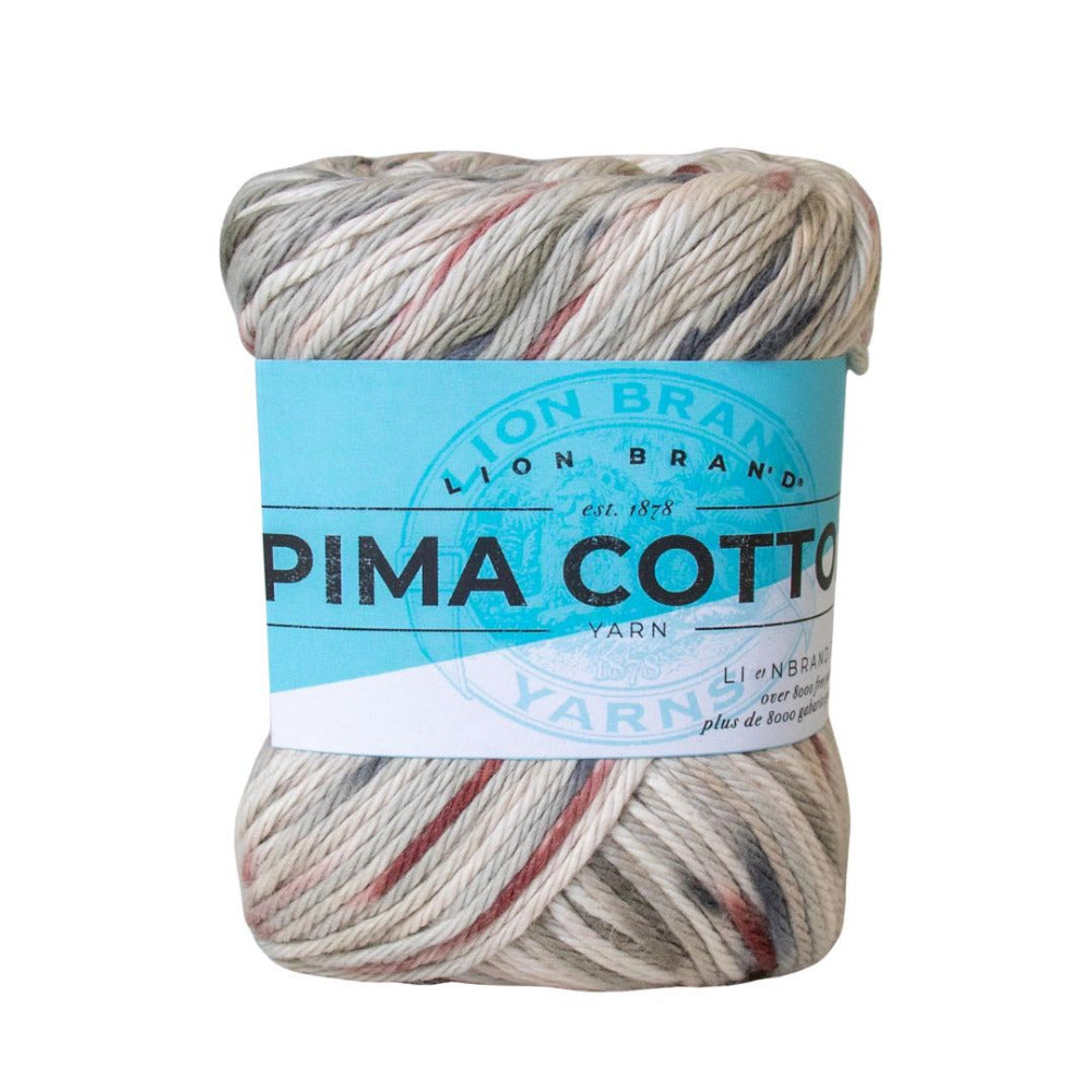 Lion Brand Pima Cotton 500 Peppercorn