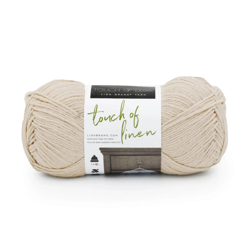 Lion Brand Touch of Linen 098 Natural