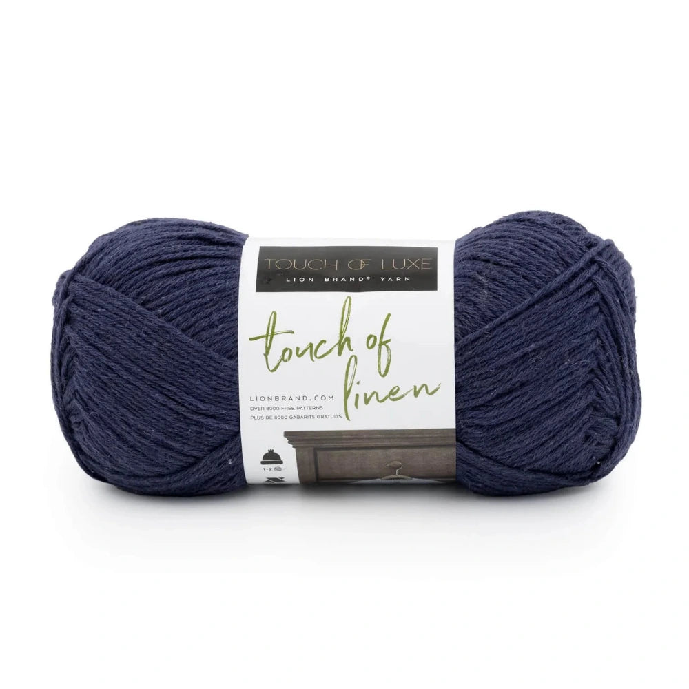Lion Brand Touch of Linen 110 Indigo