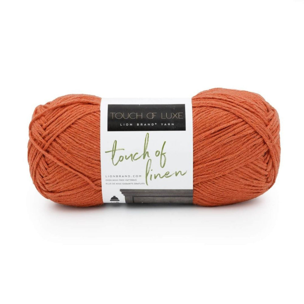 Lion Brand Touch of Linen 134 Terracotta