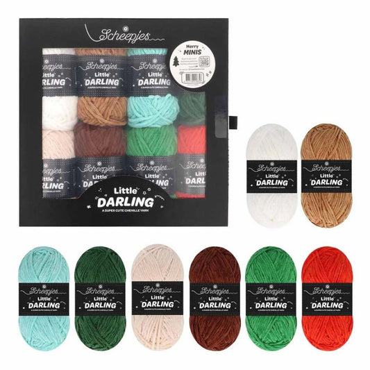 Scheepjes Little Darling Colour yarn Pack "Merry Minis"
